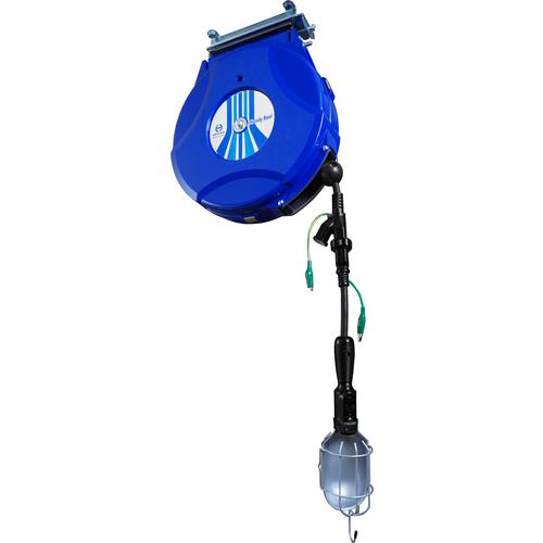 《メーカー》 日平機器（株） 《品番》 HEP-610HL-BL 《特長》 ●各種生産工場、自動車整備工場などの作業灯または電源として抜群の機動性を発揮します。 ●コンセントリールとしても使用できます