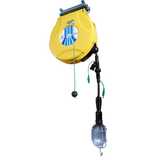 《メーカー》 日平機器（株） 《品番》 HEP-610HLS-Y 《特長》 ●各種生産工場、自動車整備工場などの作業灯または電源として抜群の機動性を発揮します。 ●コンセントリールとしても使用できます