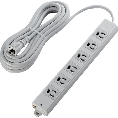 《メーカー》 エレコム（株） 《品番》 T-WRM3650LG/RS 《特長》 ●熱に強い二重構造ケースを採用した6個口の工事用タップです。 ●裏面強力マグネット付です。 ●差し込み口を回転させてロッ