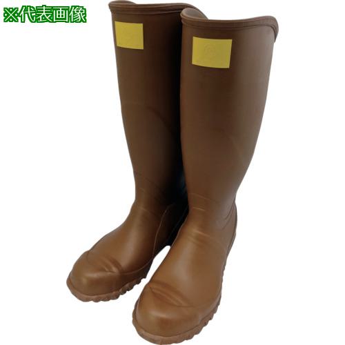 《メーカー》 渡部工業（株） 《品番》 242-26.5 《特長》 ●つま先に樹脂製先芯を内蔵した高圧用の絶縁長靴です。 ●拍車付きで履き脱ぎがスムーズに行えます。 《用途》 ●活線作業や活線近接作業