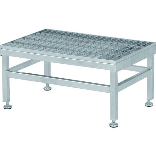 《メーカー》 アルインコ（株）住宅機器事業部 《品番》 SUC604H 《特長》 ●オールステンレス製の作業台です。 ●グレーチング仕様でクリーンルームや水場などの使用に最適です。 《用途》 《仕様》
