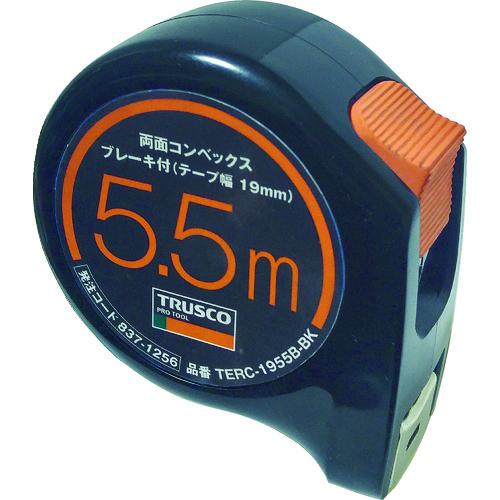 《メーカー》 トラスコ中山（株） 《品番》 TERC-1955B-BK 《特長》 ●JIS規格に準拠した、高品質でリーズナブルな商品です。 ●マット調の高耐久性テープ仕様です。 ●ブレーキ機能付です。