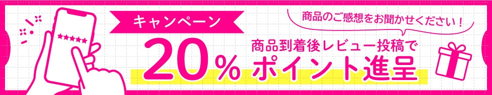 レビュー記入でポイント