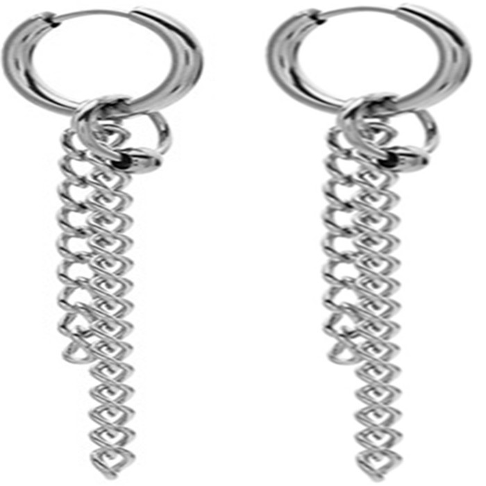 【ファッション・アクセサリー】 セット内容：2個 タイプ：ピアス イヤリング カラー：シルバー ケージ数：18Ｇ…1.0ｍｍ 素材：ステンレス鋼 カテゴリー： メンズピアス レディースピアス メンズイ