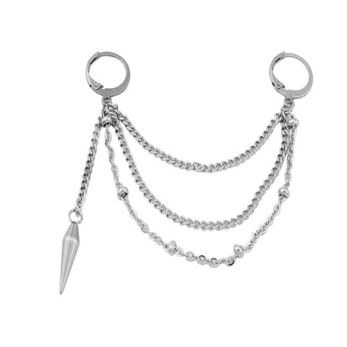 【ファッション・アクセサリー】 セット内容：2個 タイプ：ピアス イヤリング カラー：シルバー ケージ数：18Ｇ…1.0ｍｍ 素材：ステンレス鋼 カテゴリー： メンズピアス レディースピアス メンズイ