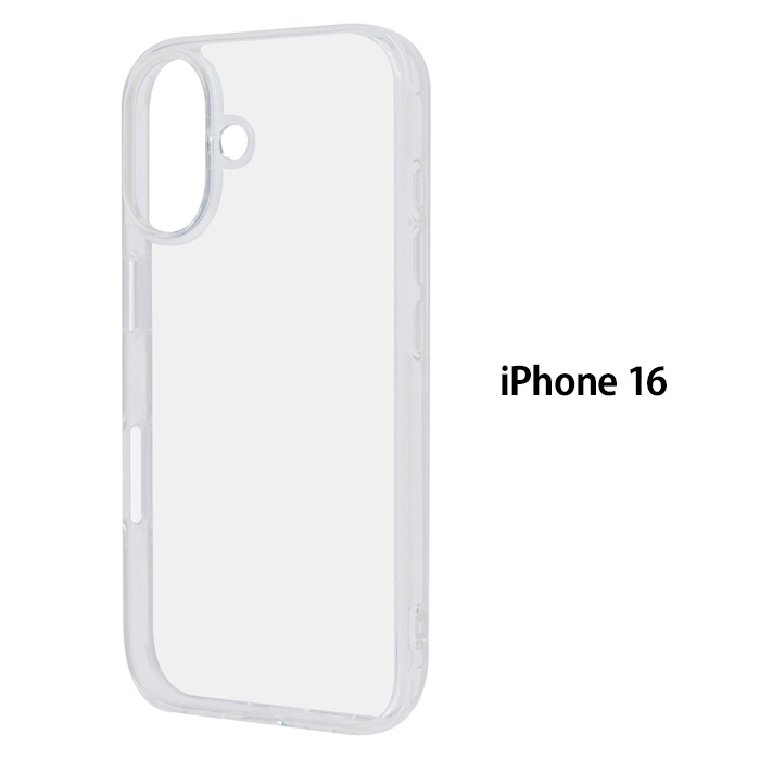 ≪i Phone16≫ 衝撃吸収 バンパー ハイブリッドケース / クリア &starf;対応機種：i Phone16(6.1inch 2眼)■出荷の目安・・・商品名及び商品選択欄に記載がござ