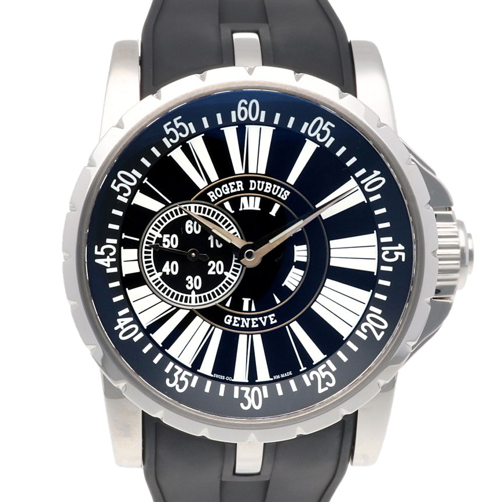 ロジェ・デュブイ エクスカリバー 腕時計 時計 ステンレススチール EX45 77 9 9.71R 自動巻き オーバーホール済 磨き直し済 メンズ 1年保