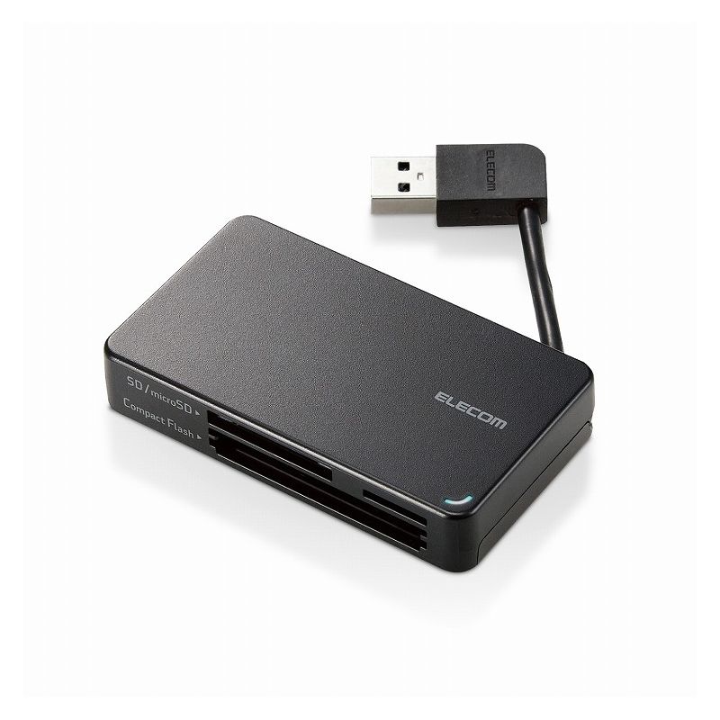 【商品特長】■USB3.0に対応したパソコンに接続した場合、デジカメからパソコンへ直接転送するより約9倍速くデータ転送可能です。 ■SDXCメモリカードやSDHCメモリカードなどの高速版のメディアに対