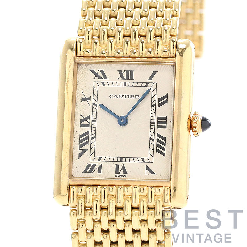 【中古】CARTIER TANK LOUIS CARTIER LARGE MODEL カルティエ タンク ルイ カルティエ LM 81721677(96065)