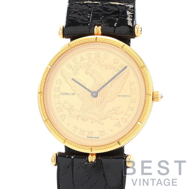 【中古】CORUM COIN WATCH 1882 10 DOLLARS LIBERTY HEAD コルム コインウォッチ 1882 10ドル リバティヘッド TEN.D