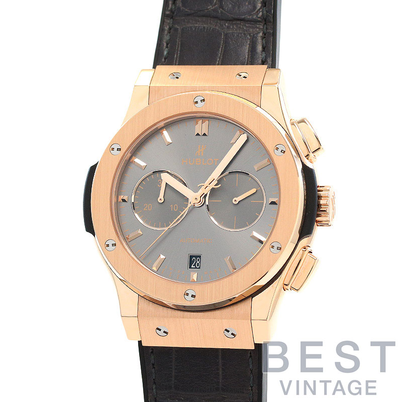 【中古】HUBLOT CLASSIC FUSION CHRONOGRAPH KING GOLD RACING GREY ウブロ クラシック・フュージョン クロノグラフ キングゴールド レー