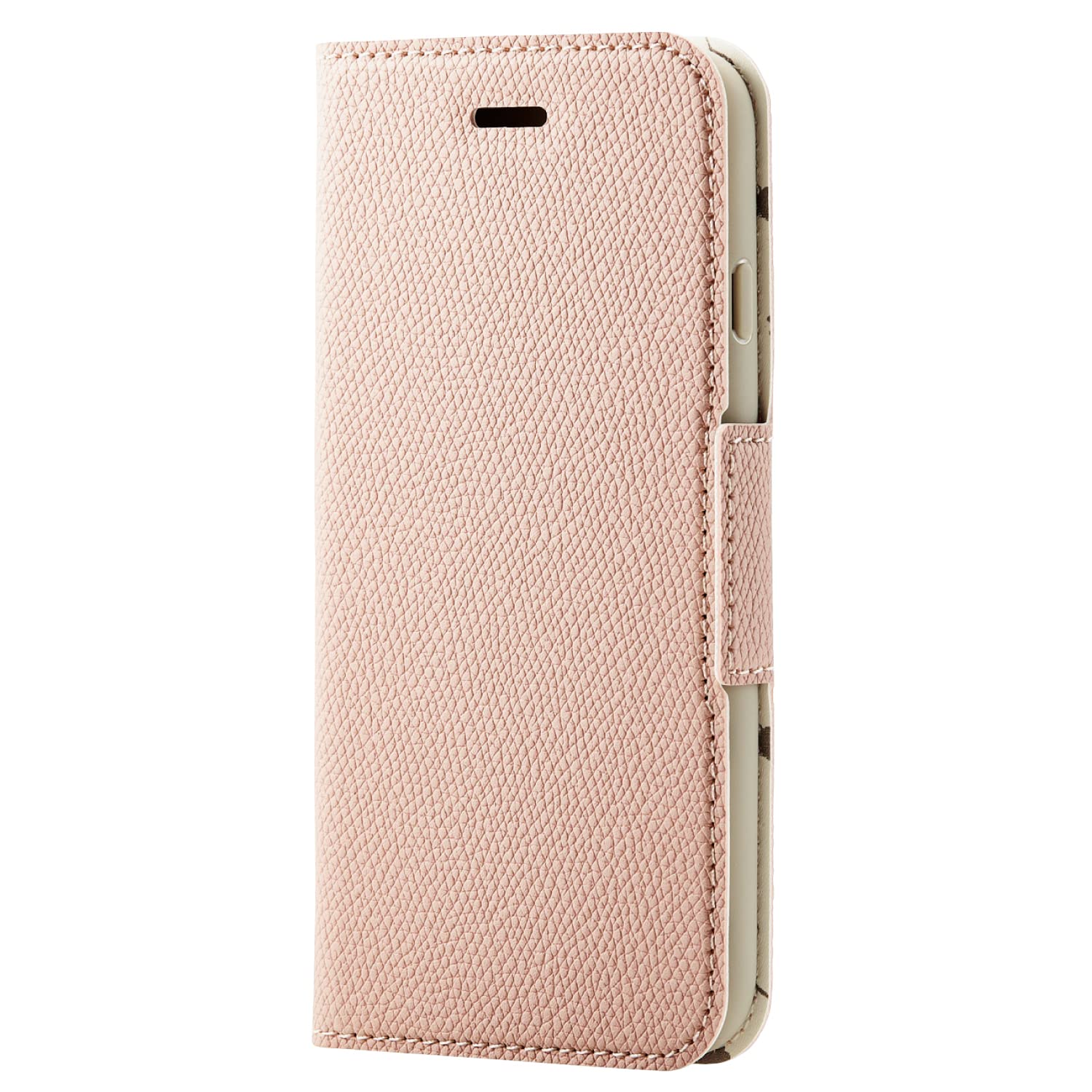 エレコム i Phone SE (第2世代/第3世代) / 8 / 7 用 ケース 手帳型 レザー 薄型 Ultra Slim スモーキーピンク PM-A22SPLFUJPNL