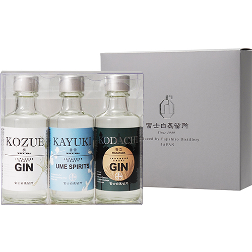 商品詳細 品名 中野BC 富士白蒸留所飲み比べセット 商品説明 地元和歌山の素材を原料にしたクラフトシリーズ（槙-KOZUE-・香立-KODACHI-・香雪-KAYUKI-）の３種セット。 容量 各1