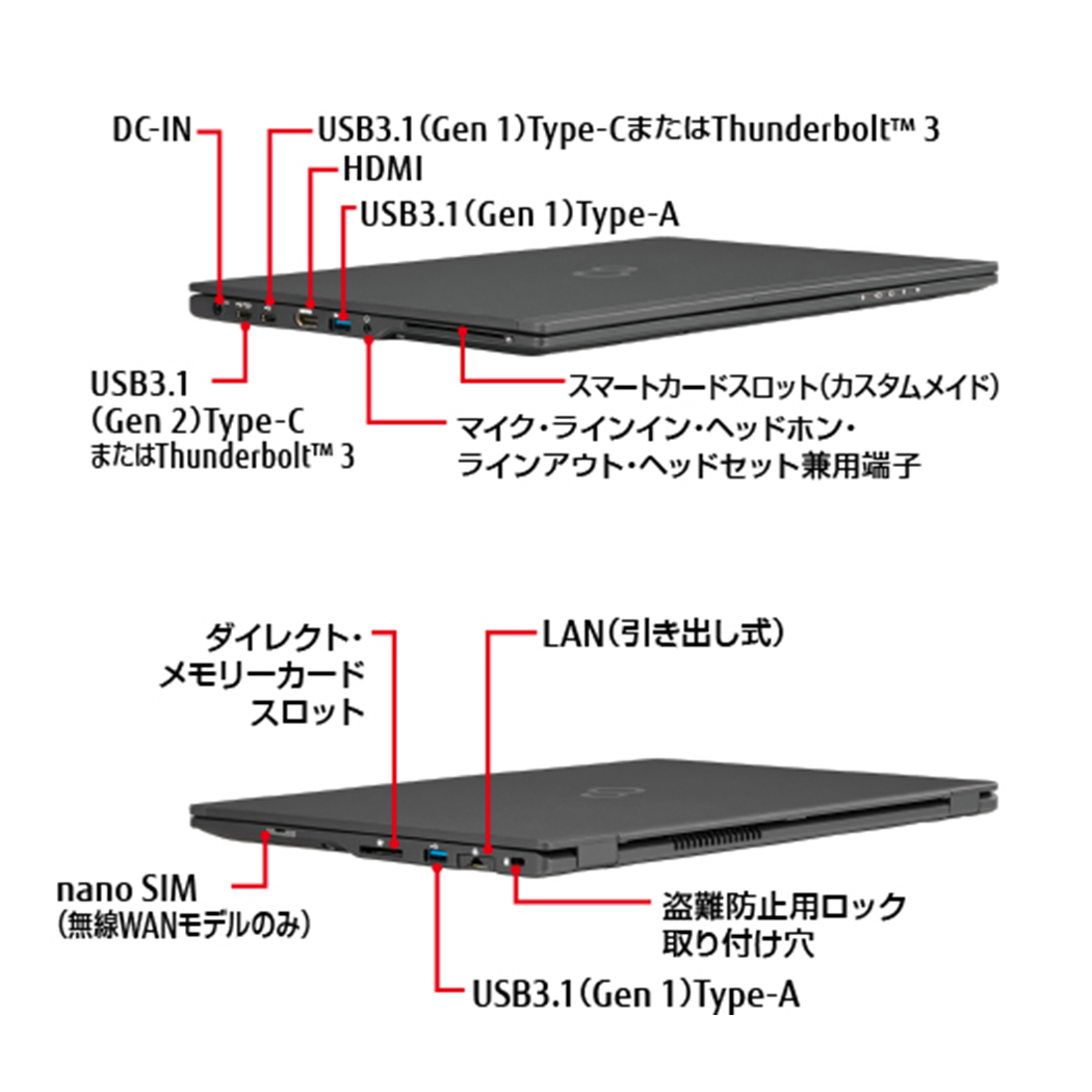 中古ノートPC　富士通　13インチモバイル　corei7 　充電器付属 ノートPC 【CPU:第3世代Core-i7】富士通 【整備済み品】 Amazon.co.jp: その他ノートPC本体
