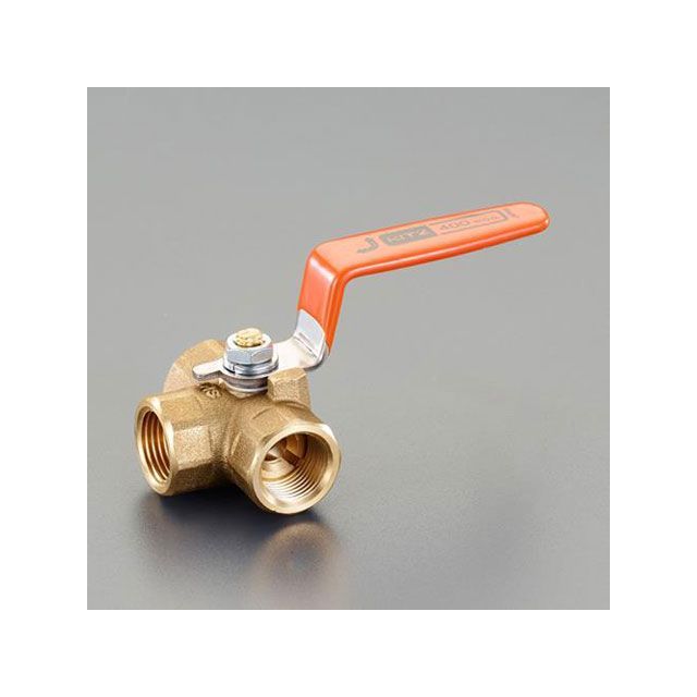 ●メーカー名：エスコ / ESCO●商品名：Rc 3/8" 三方ボールバルブ（真鍮製）メーカー品番：EA470BA-103JANコード：4550061560266