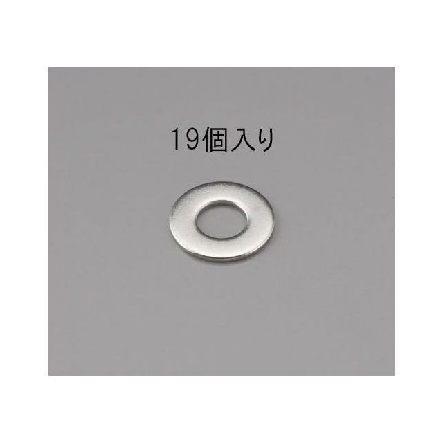 ●メーカー名：エスコ / ESCO●商品名：M 6 平ワッシャー（ステンレス製/19枚）メーカー品番：EA949LX-206JANコード：4548745464276