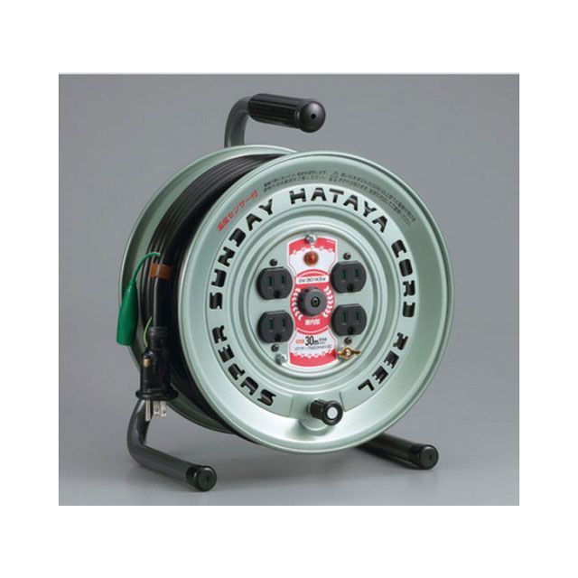 ●メーカー名：ハタヤ / HATAYA●商品名：GV-301KS スーパーサンデーリール 接地付（VCT・30M）メーカー品番：GV-301KSJANコード：4930510406046