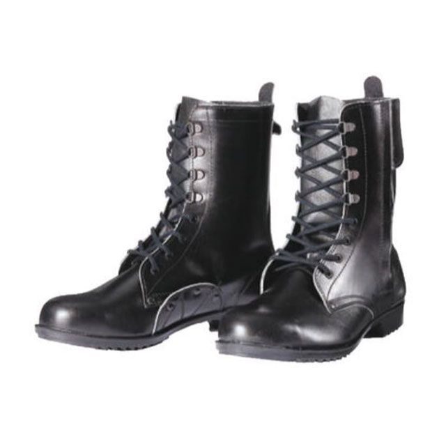 ●メーカー名：ドンケル / DONKEL●商品名：604ATDG 消防用安全靴 鋼製先芯ゴム底 長編上靴 当革・チャック付き●サイズ：23.5cmメーカー品番：604ATDGJANコード：497905