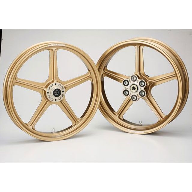 ●メーカー名：マグタン / MAGTAN●商品名：マグネシウム鍛造ホイール セット MAGTAN JB1 フロント：3.00-18/リア：4.00-18●カラー ゴールドメーカー品番：JB1-942-