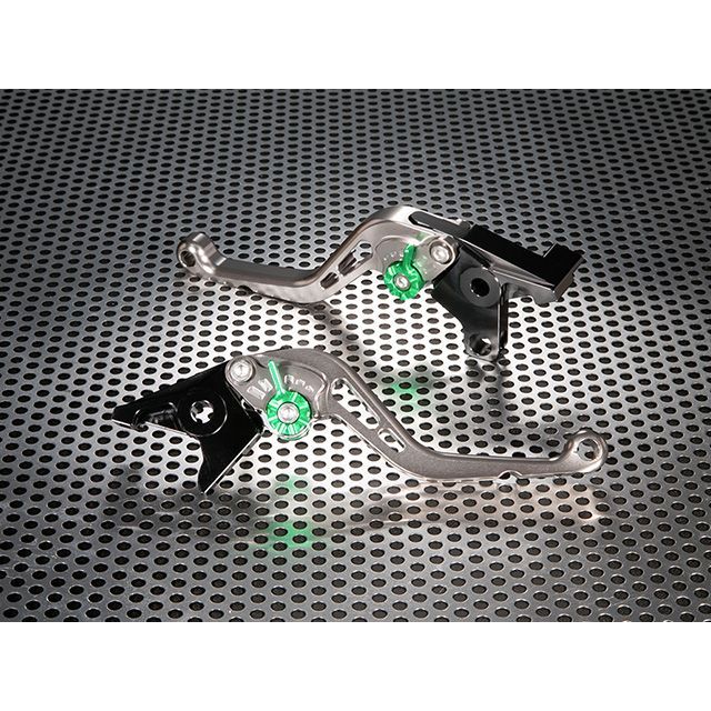 ●メーカー名：ユーカナヤ / U-KANAYA●商品名：スタンダードタイプ ショートアルミビレットレバーセット●レバー：チタンカラー アジャスター：グリーンメーカー品番：KA053-017-0206-