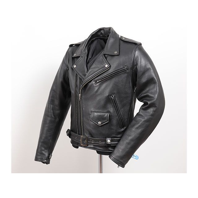 ●メーカー名：デグナー / DEGNER●商品名：2019-2020秋冬モデル 19WJ-15 カウレザーダブルジャケット（ブラック）●サイズ Lメーカー品番：19WJ-15-BKJANコード：452