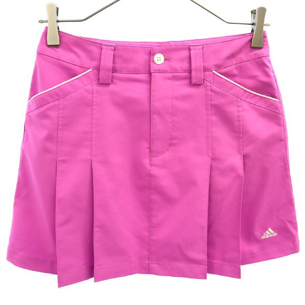 アディダス ゴルフ ミニスカート XS ピンク adidas レディース