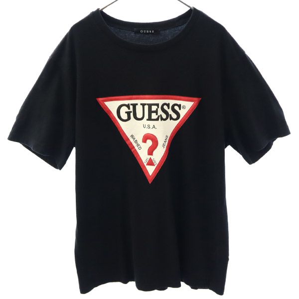 ゲス プリント 半袖 Tシャツ XL ブラック系 Guess メンズ