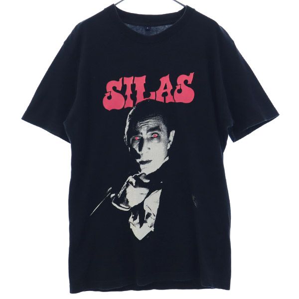 サイラス プリント 半袖 Tシャツ S ブラック SILAS メンズ