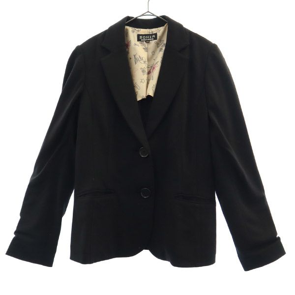 ソニアリキエル テーラードジャケット 40 ブラック Sonia Rykiel レディース