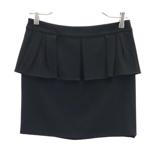 モスキーノ ミニ丈 タイトスカート USA8 黒 MOSCHINO レディース