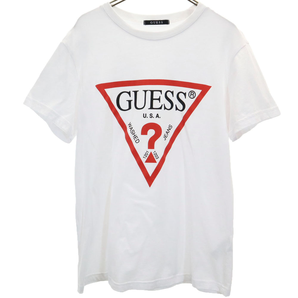 ゲス 半袖 Tシャツ M ホワイト Guess メンズ