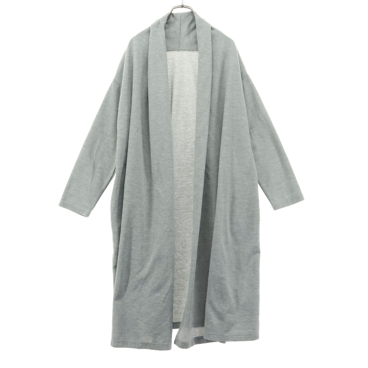 美品 ROPE PICNIC ロペピクニック 長袖 カーディガン 38 グレー レディース