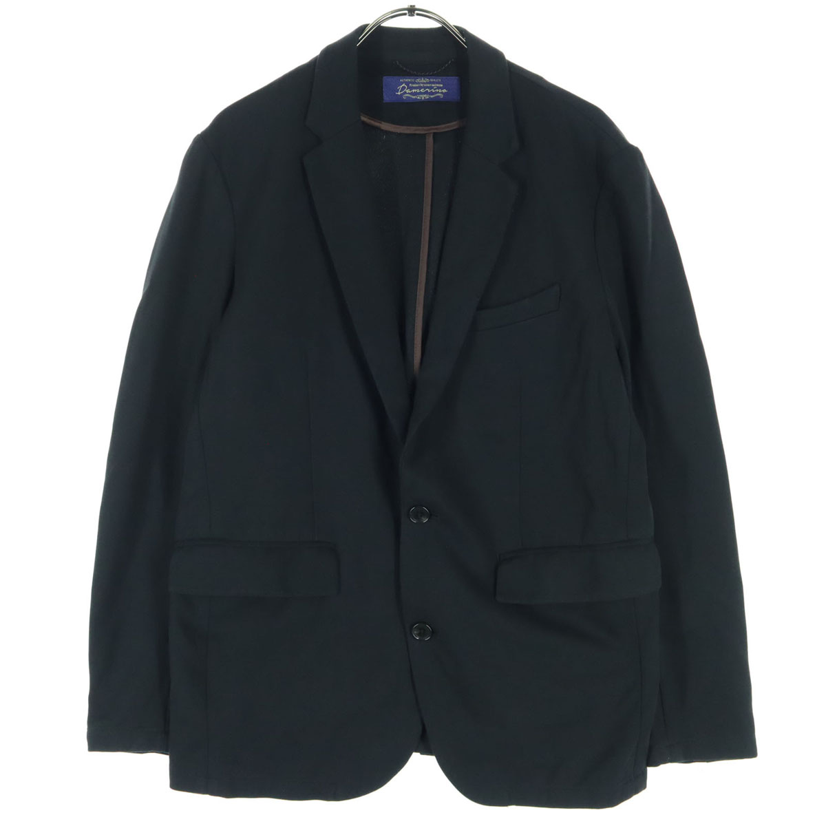 nano universe ナノユニバース 長袖 テーラードジャケット L ブラック メンズ