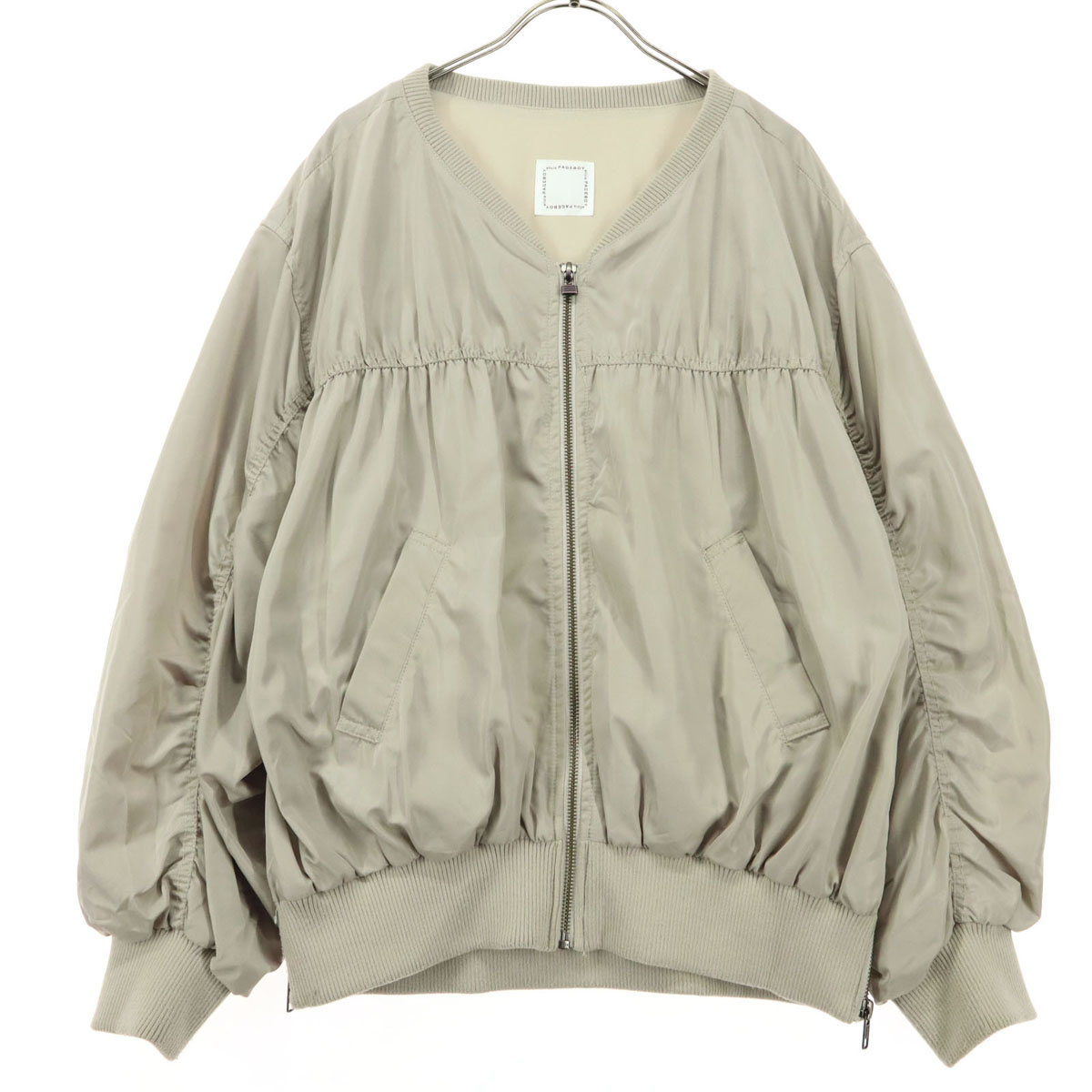 PAGEBOY ページボーイ 長袖 ブルゾン F ベージュ レディース