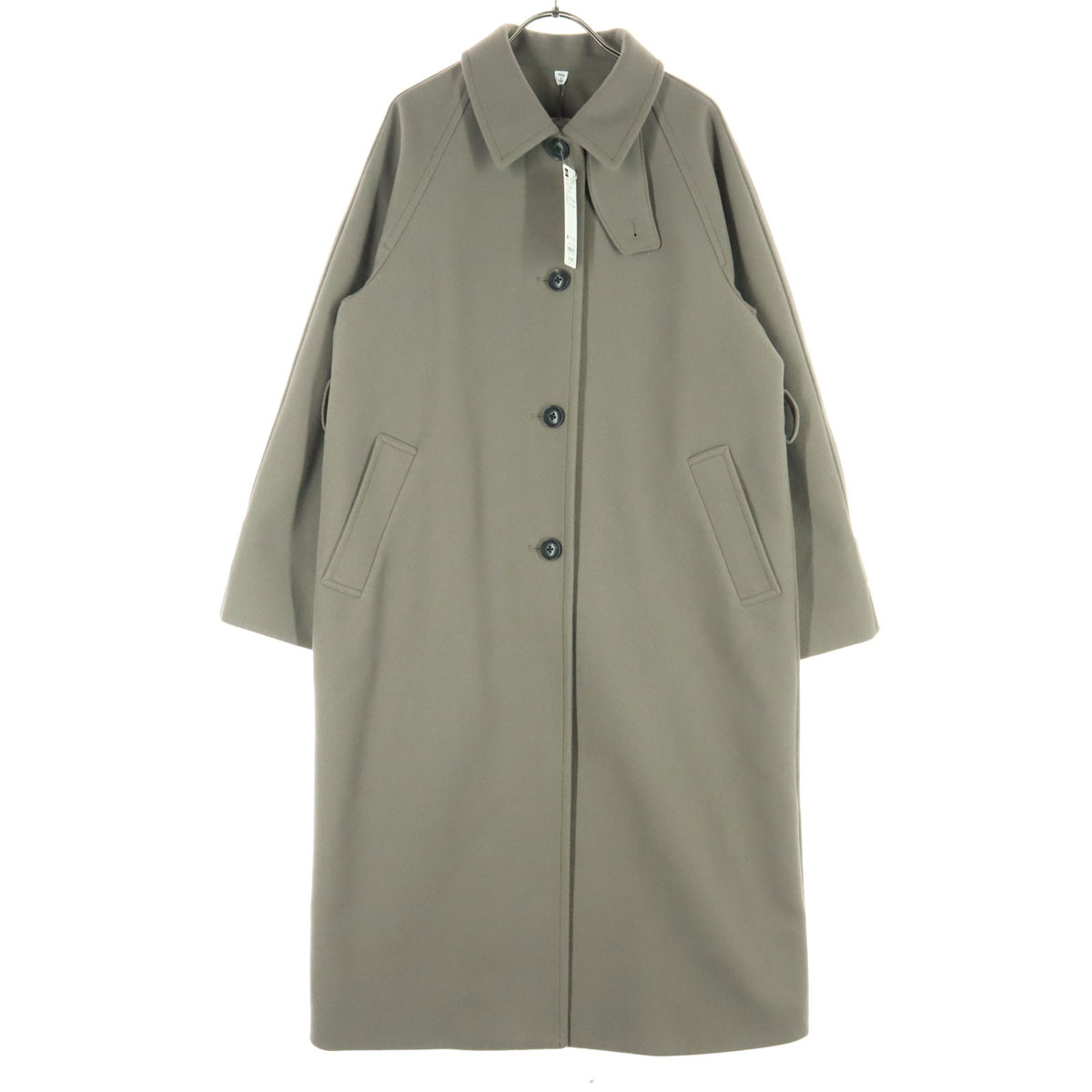 未使用 GU ジーユー 長袖 ロングコート M ブラウン レディース