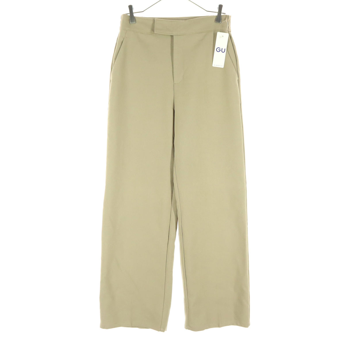 未使用 GU ジーユー スラックスパンツ L ブラウン レディース