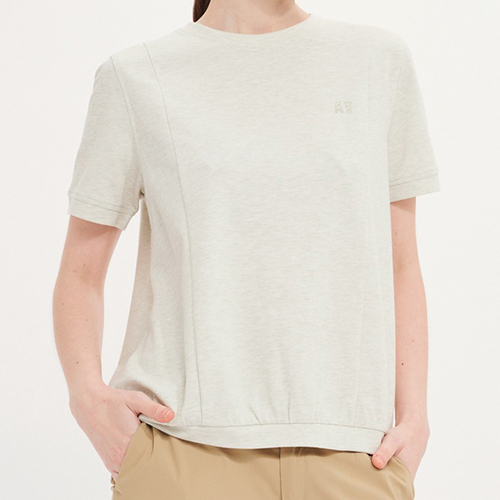 エーグル AIGLE 吸水速乾 リラックス クルーネックTシャツ (レディース) 半袖 ZTFBC69-004