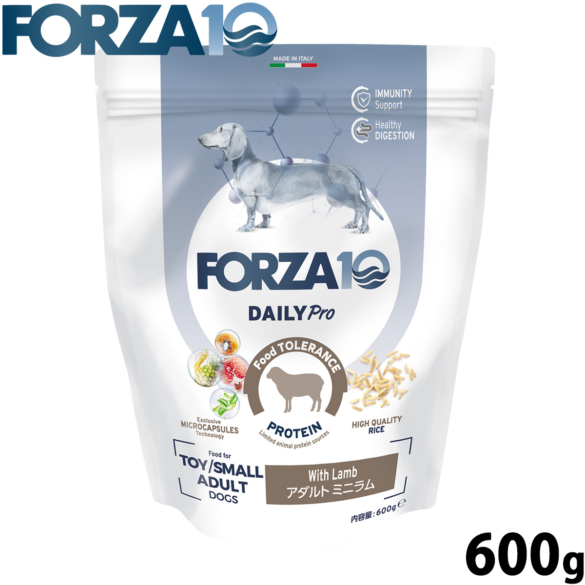 フォルツァ10 Forza10 ドッグフード デイリープロ Daily Pro アダルトミニ ラム 600g