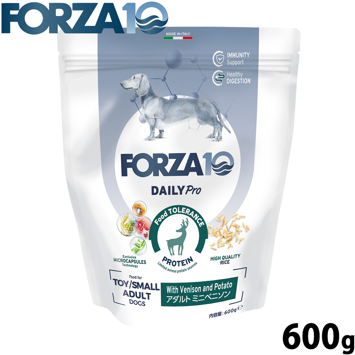 フォルツァ10 Forza10 ドッグフード デイリープロ Daily Pro アダルトミニ ベニソン 600g