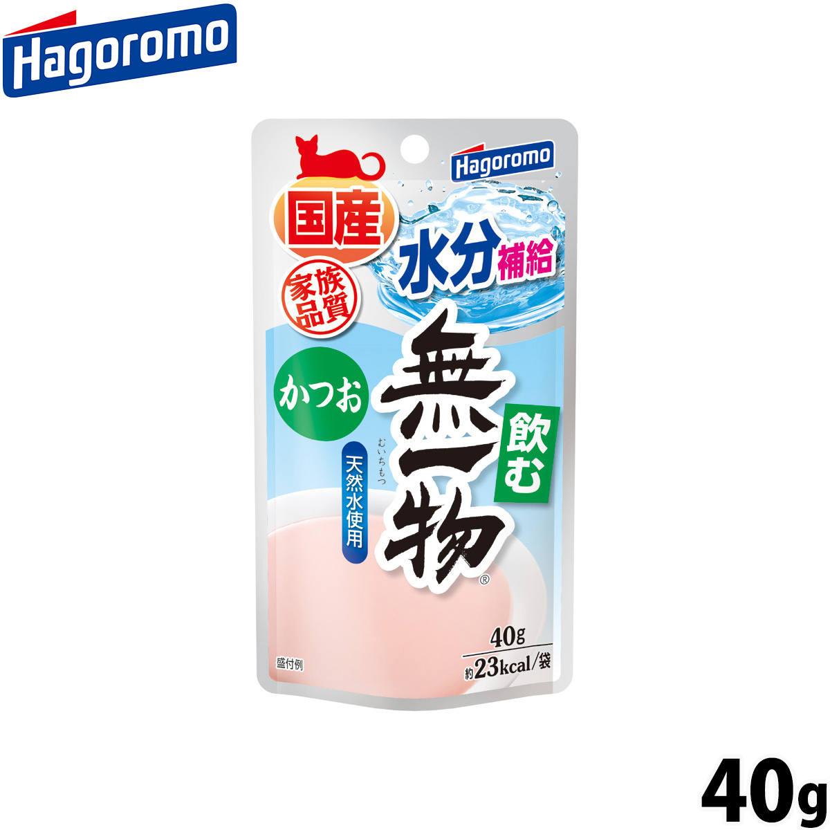 はごろもフーズ 飲む無一物 キャットフード パウチ かつお 40g