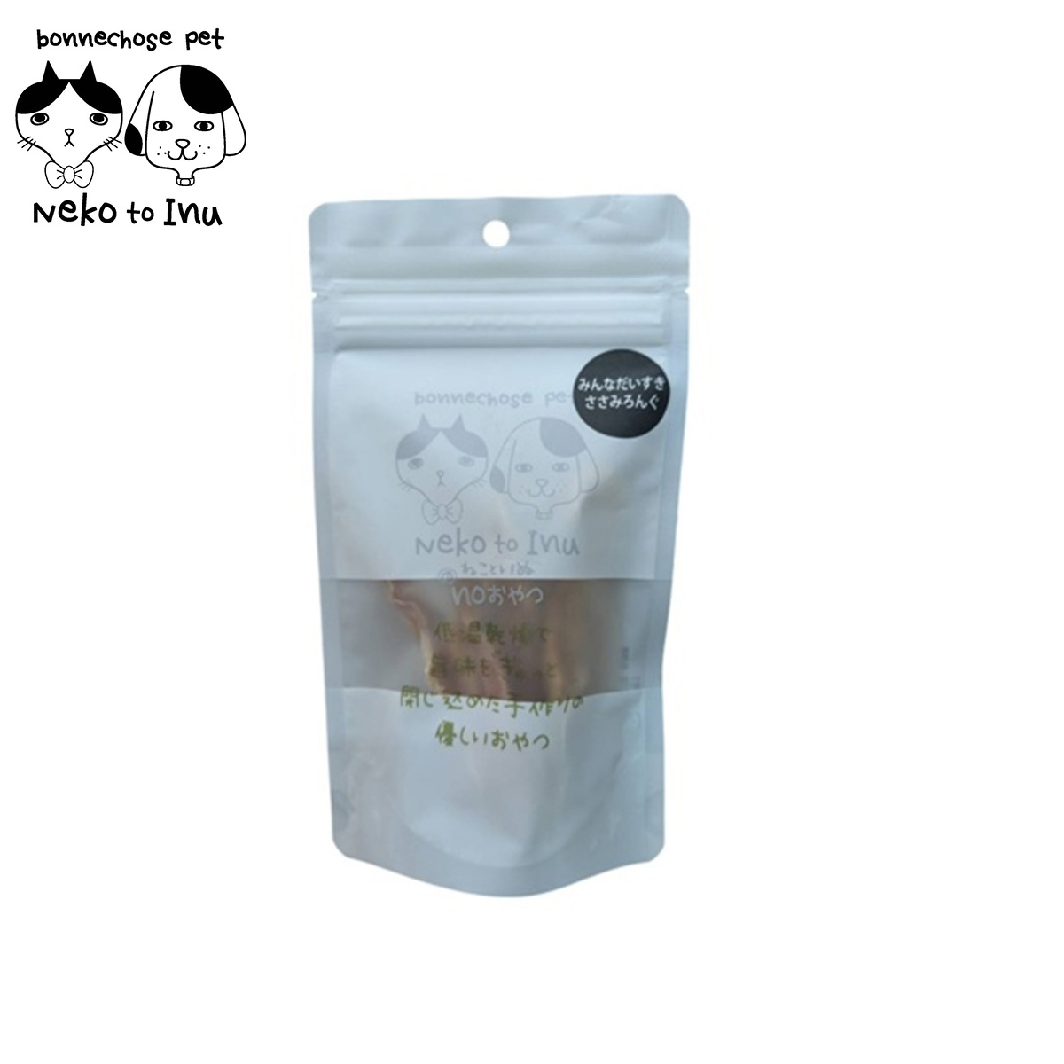 ボンショーズペット ねこといぬ みんなだいすきササミろんぐ 愛犬・愛猫用おやつ 30g