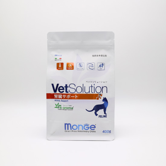 ベッツソリューション Vet Solution キャットフード 猫用食事療法食 腎臓サポート 400g×12個