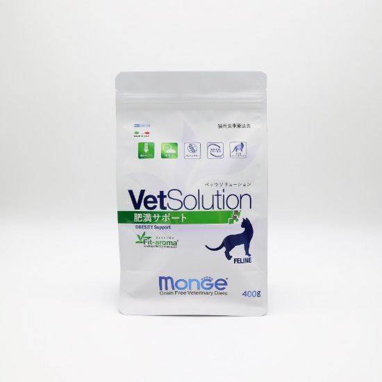 ベッツソリューション Vet Solution キャットフード 猫用食事療法食 肥満サポート 400g×12個