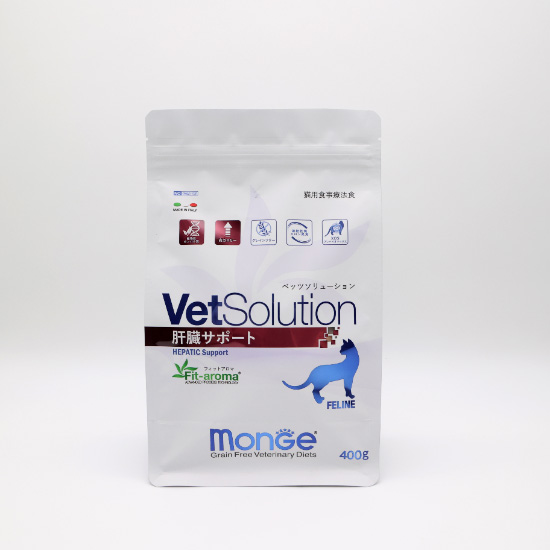 ベッツソリューション Vet Solution キャットフード 猫用食事療法食 肝臓サポート 400g×12個