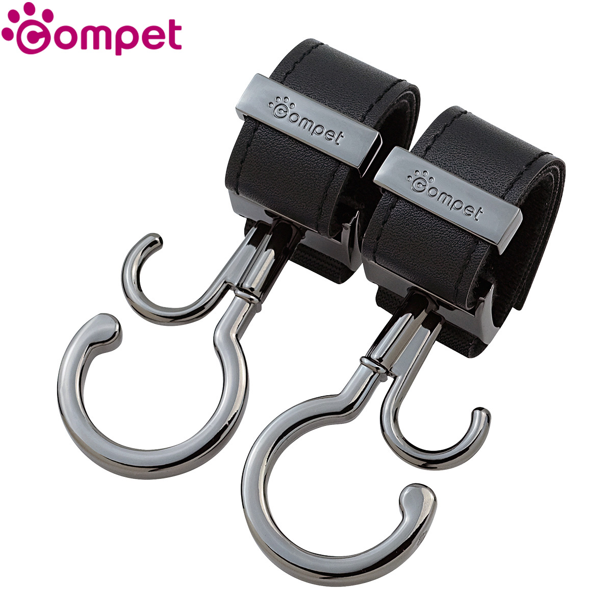 コムペット compet ペットカートフックBOX ブラックx合皮ブラック
