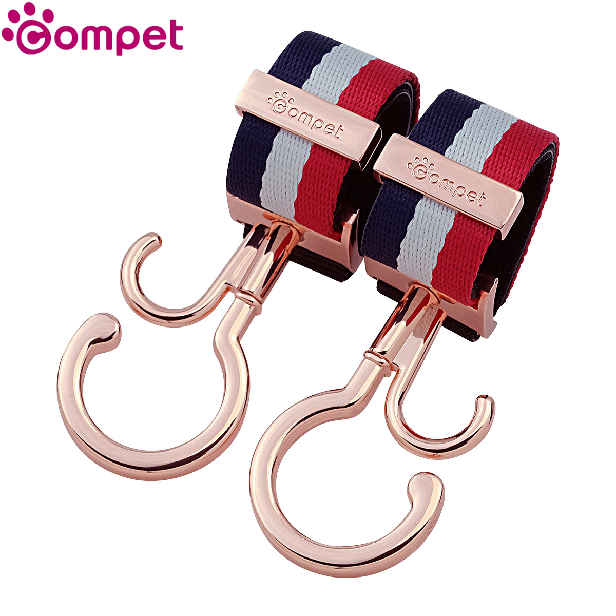 コムペット compet ペットカートフックBOX ピンクゴールドxトリコロール