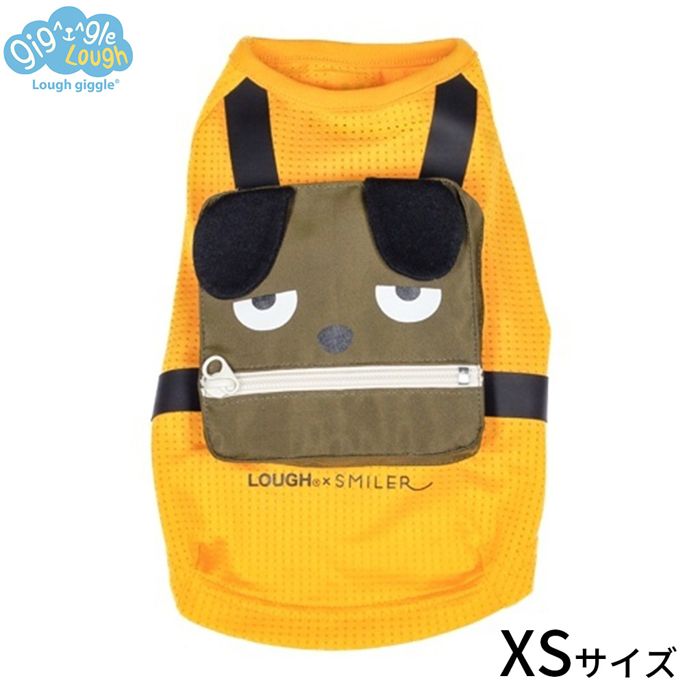 ラフギーグル LOUGH GIGGLE モンスター Monsterリュック 犬服 XS イエロー