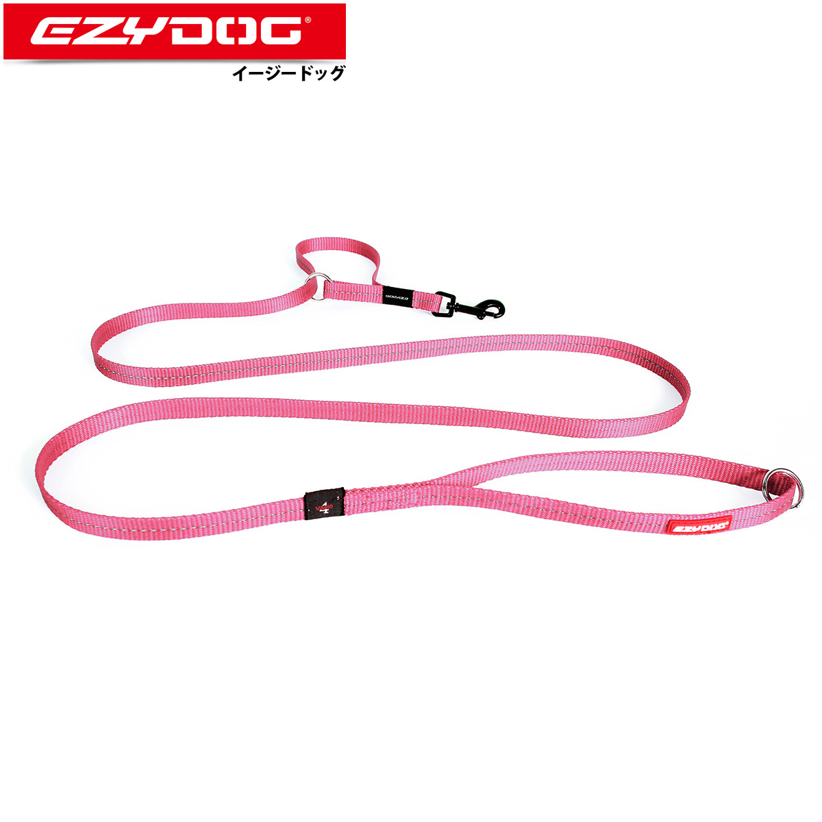 イージードッグ EZYDOG ヴァリオ4ライト リード ピンク
