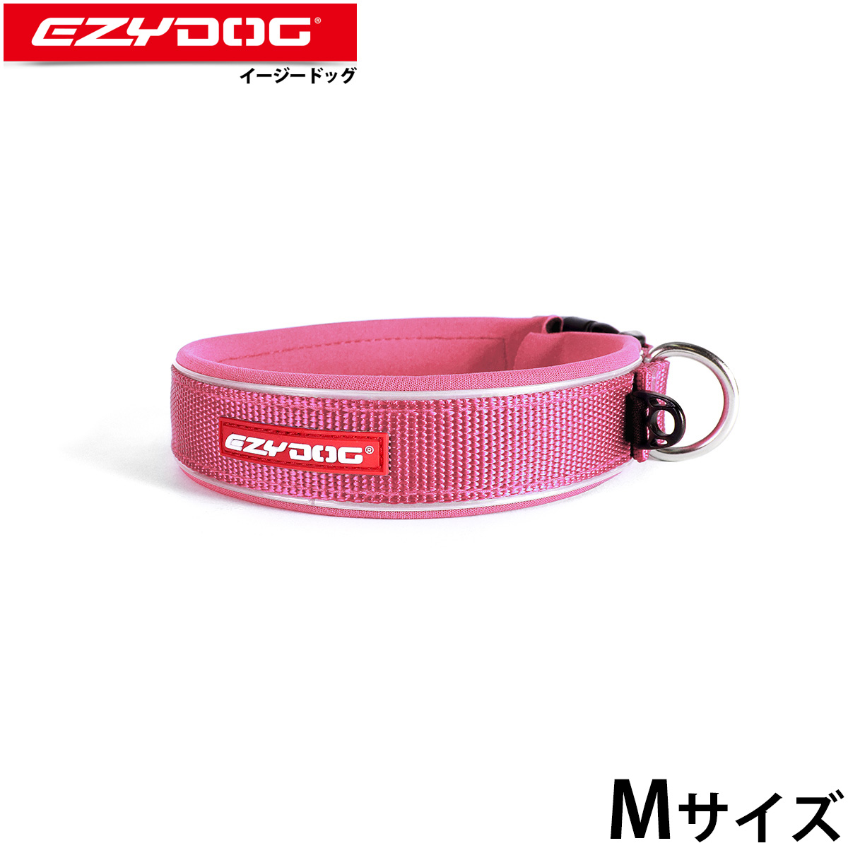 イージードッグ EZYDOG ネオカラー 首輪 M ピンク
