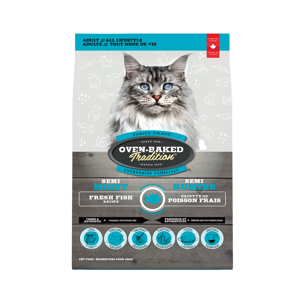 オーブンベークド トラディション OVEN-BAKED TRADITION キャットフード セミモイスト フィッシュ 100g